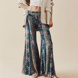 Free People Bali Sultry Boho Flare Pants